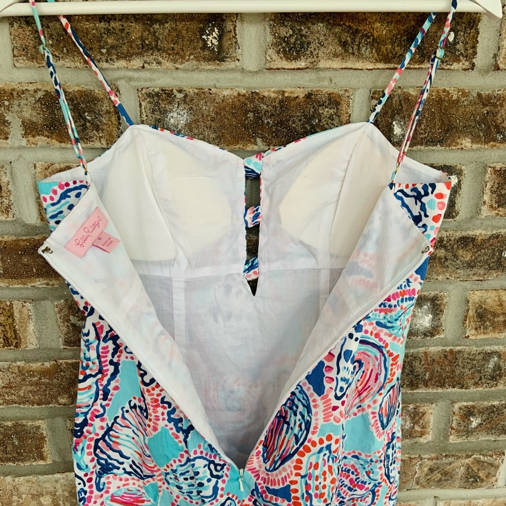 Lilly Pulitzer Petra Shell Me About It Dress Size 0 - Picture 7 of 9